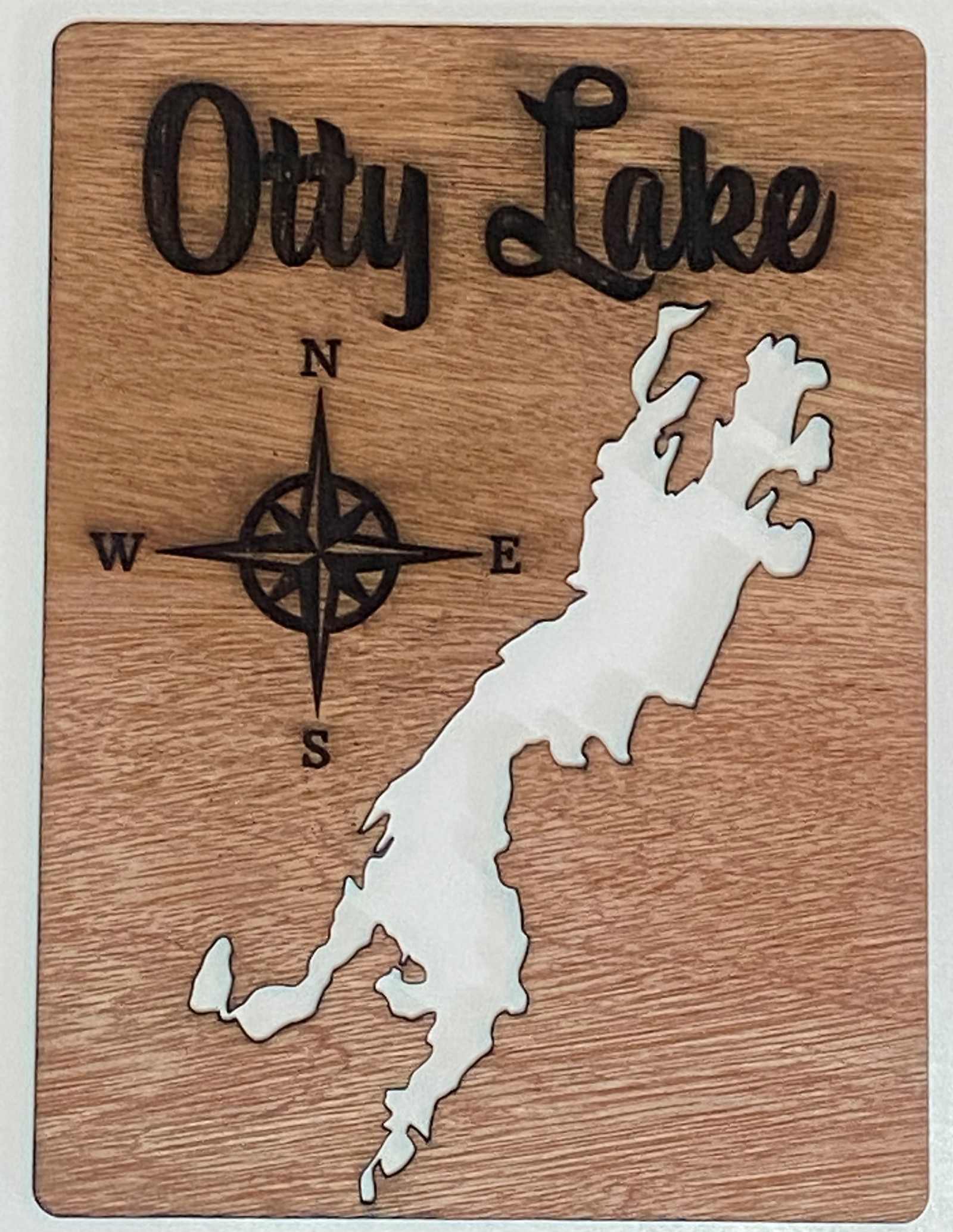 cottage sign and post