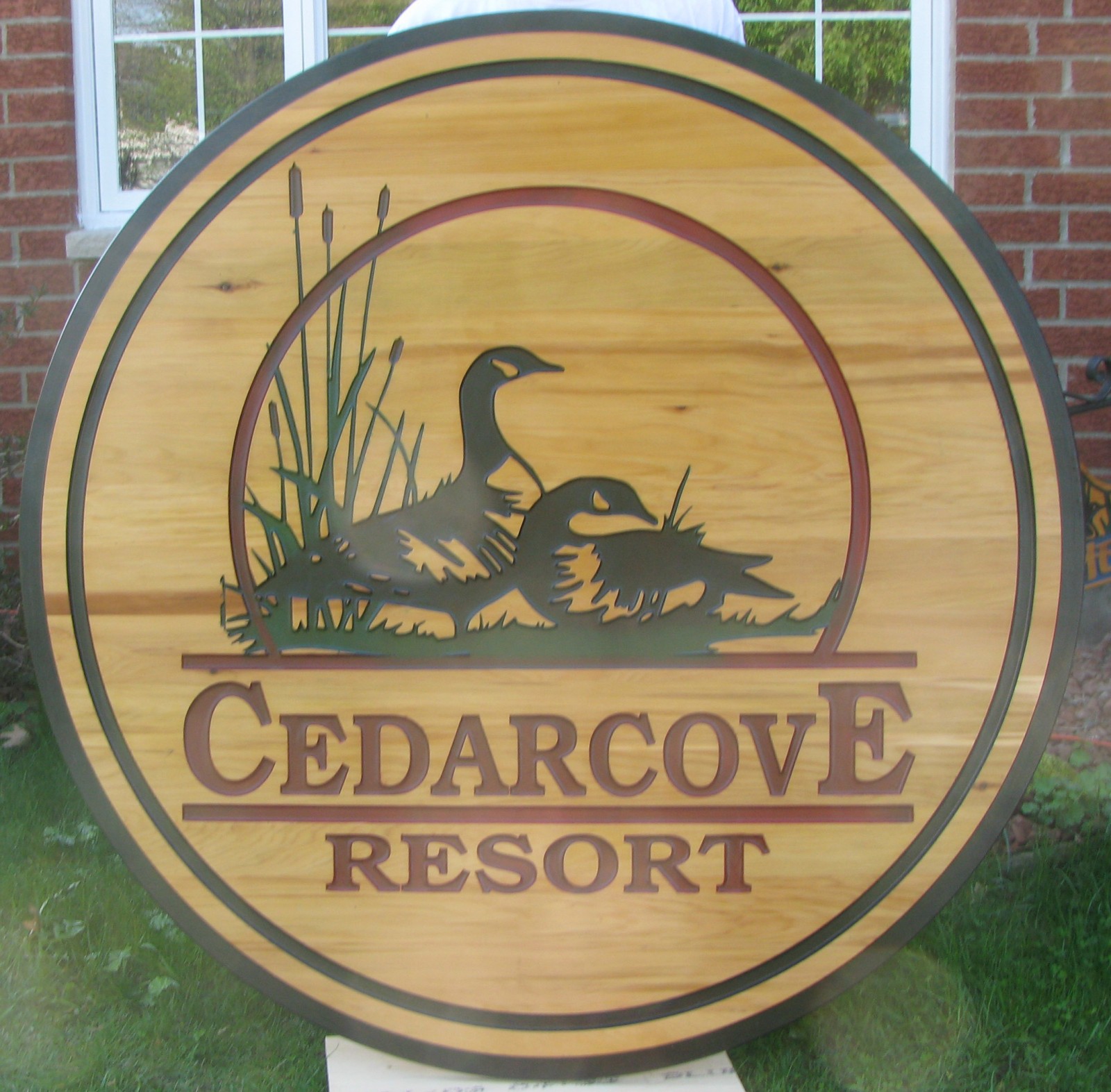 Custom wood signs for campground, campsites. Speed signs, slow down