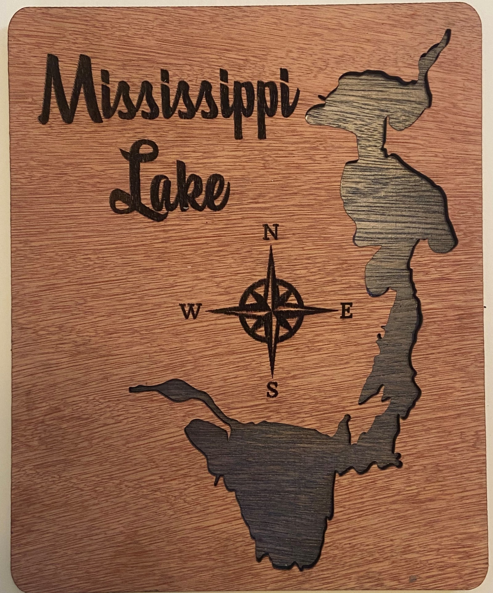 cottage sign and post