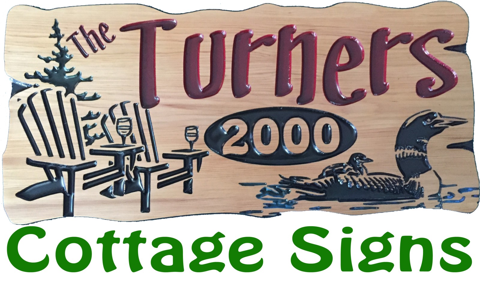 Cottage Sign Menu