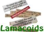 Lamacoids Sign Menu