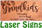 Laser Sign Menu
