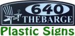 Plastic Sign Menu