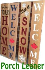 Porch Sign Menu